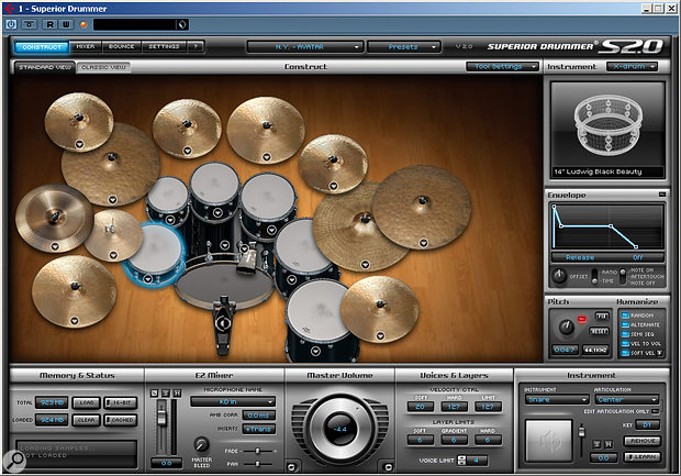 superior drummer 2.0 multi channel rendering