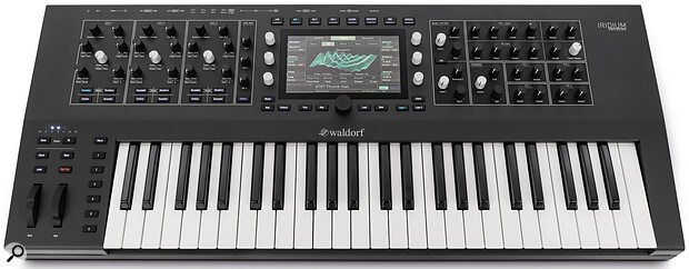 The Iridium Keyboard is an octave shorter than the Quantum and weighs 4kg less, but is still an impressive‑looking instrument.