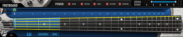 Figure 1. The yellow lines (my additions) show the available strings in position 0.