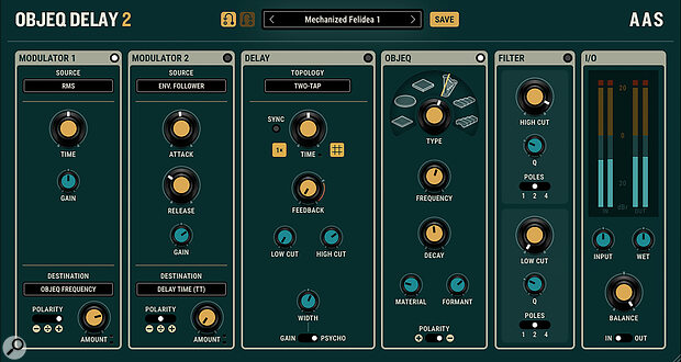 Applied Acoustic Systems Objeq Delay 2