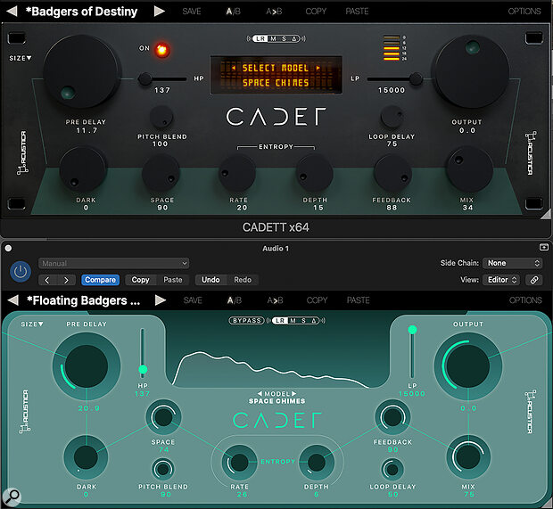There are two versions of Cadet, each with a different GUI style.