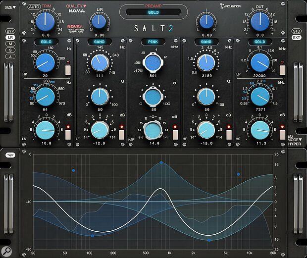 Acustica Audio Salt 2 analogue EQ emulation plug-in