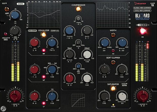 Acustica Blizzard Rupert Neve Designs Master Bus Transformer plug-in emulation