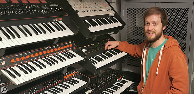 Alex Ball ARP synthesizer collection