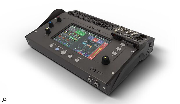 Allen & Heath CQ-18T compact digital audio mixer studio live sound personal monitor mix WiFi tablet phone control