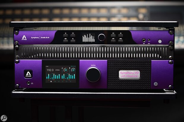 Apogee Symphony I/O MkII Anniversary Edition audio interface analogue digital converter