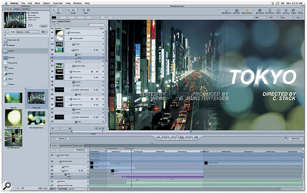 Anyone who wants to add real-time graphics with effects to their Final Cut productions could find that Apple's Motion, announced recently at NAB, is just what they're looking for — and something of a bargain at £199.