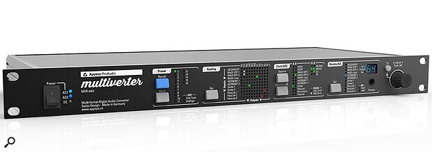 Appsys ProAudio Multiverter MVR-mkII digital format converter ADAT S/PDIF AES3 AES50 AES67 MADI optical coaxial