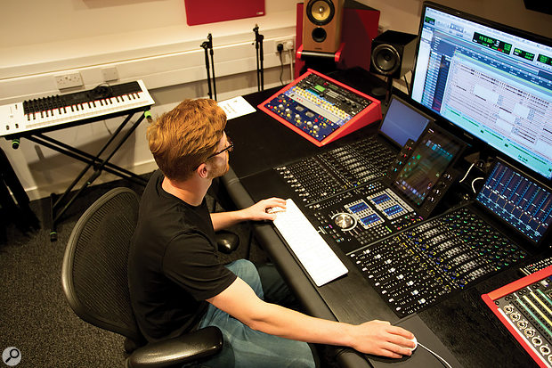 As well as the main two-room studio, students also have access to a couple of smaller production suites.