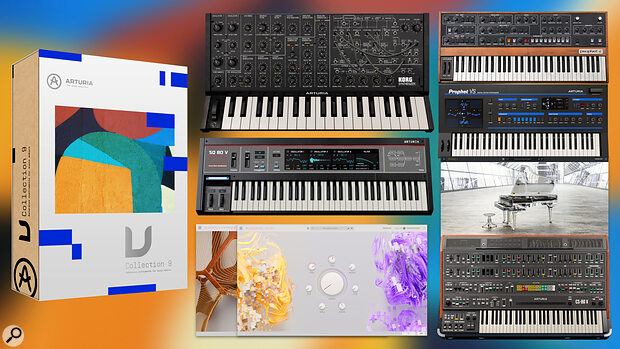 Arturia V Collection 9 virtual instruments