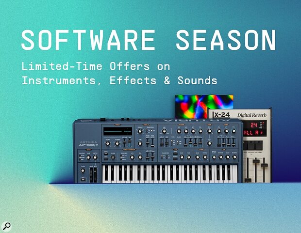 Arturia Software Season virtual instrument plug-in effects sale 2025