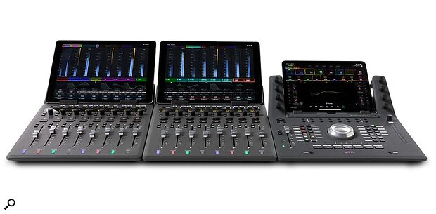 Avid S1, S3 and Dock control surfaces