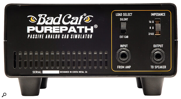 Switches on the rear configure the Purepath to present different loads to the amp, and for operation with or without a speaker attached.