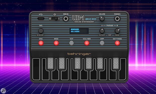 Behringer UB-1 Micro Oberheim-inspired miniature analogue synthesizer