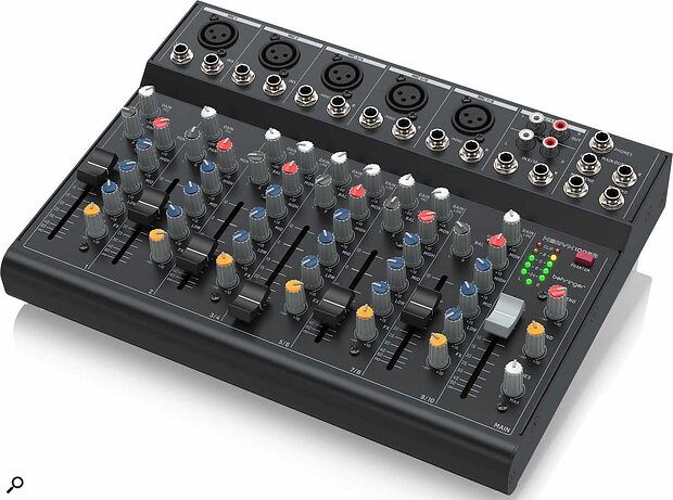Behringer XENYX 1003B compact analogue mixer battery powered