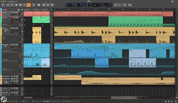 Bitwig Studio 6 Automation Clips