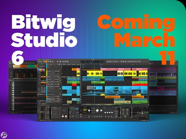 Bitwig Studio 6 DAW software update