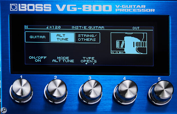 When the urge to play like Keef grabs you, Open G tuning is just a preset away!