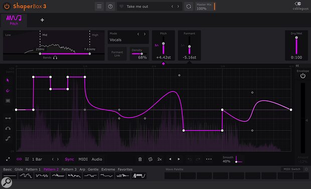 Cableguys PitchShaper ShaperBox pitch-shifting LFO-based effects plug-in