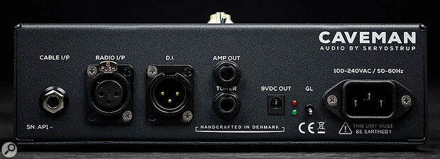 The AP1’s rear panel offers plenty of options by way of I/O.