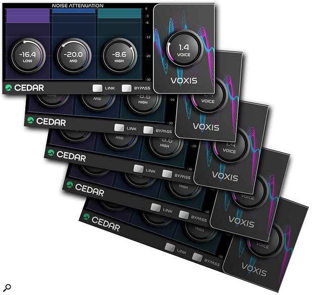 CEDAR Audio Voxis voice isolation noise removal restoration plug-in