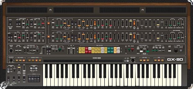 Cherry Audio GX-80 CS-80 GX-1 virtual instrument vintage synthesizer software recreation emulation