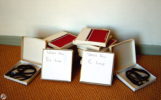 For the a cappella backing of 'I'm Not In Love', the group multitracked themselves singing each note of the chromatic scale to a 12-foot tape loop. These were then recorded onto 13 tracks of a 16-track reel, and the band then pushed faders to 'play' chords.