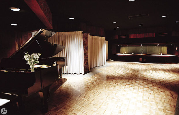 The live area at Westlake Studio A, which Bill Bottrell made a point of using to track vocals and other instruments. 