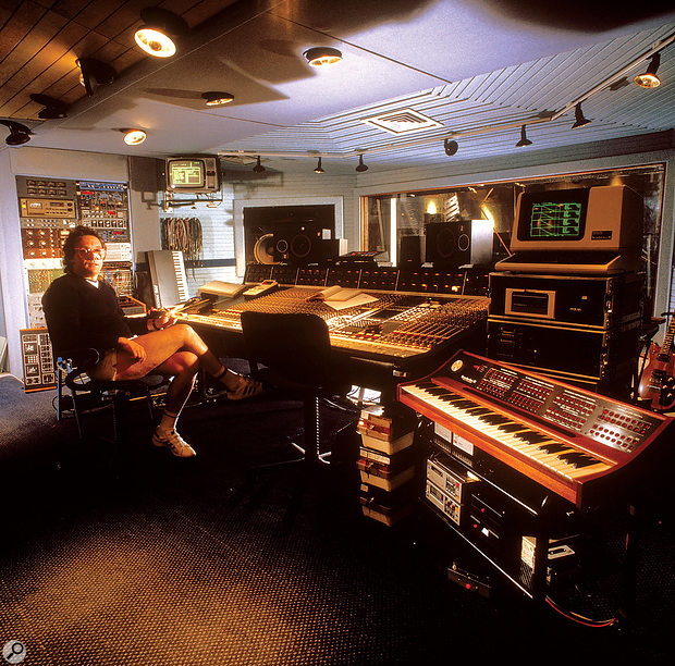 Trevor Horn at Sarm Studios’ SSL 4000E. 