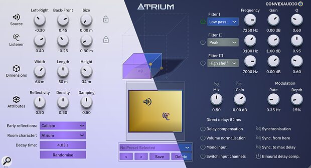 Convex Audio Atrium reverb plug-in update