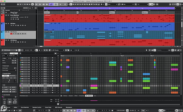 The Pattern Editor now has a dedicated Melodic mode with both Mono and Poly step‑sequencing options and a Chord Lane.