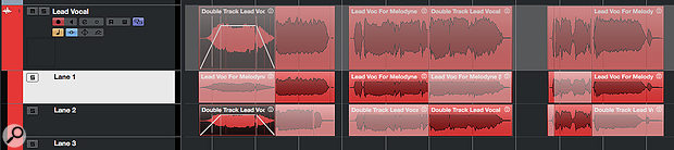 Steinberg hope to improve their ARA 2 implementation in the next update, with support for clip-level fade/volume envelopes and Lane-based comping.