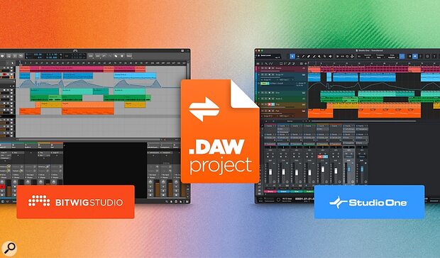 DAWproject file format Bitwig PreSonus Studio One share projects