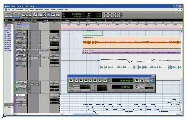 Pro Tools LE is now a mature and well-specified DAW, although the lack of any facility to disable input monitoring can be annoying when working with the M Box 2.