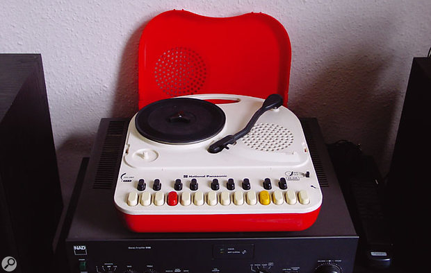 National Panasonic portable record player.