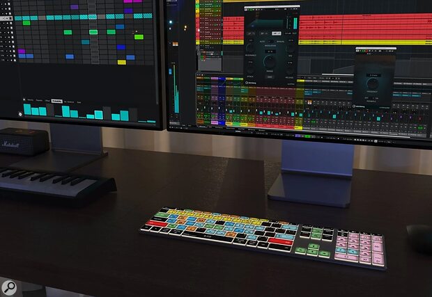Editors Keys Cubase 14 wireless backlit shortcut keyboard