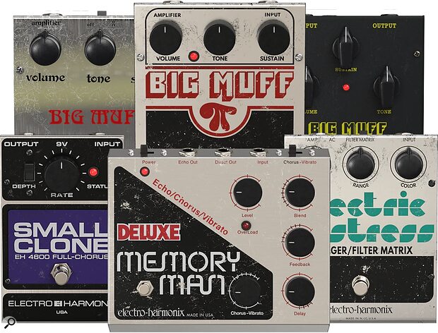 Electro-Harmonix EHX Classics Bundle Big Muff Deluxe Memory Man Electric Mistress Small Clone pedal emulation plug-ins