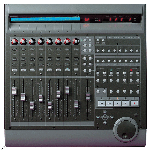 LOGIC CONTROL front panel controls.