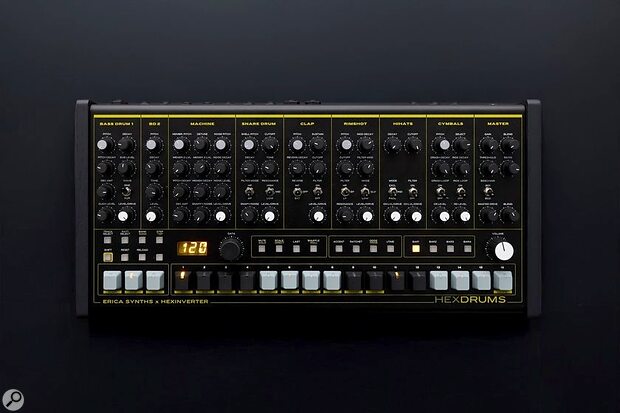 Erica Synths HexDrums Hexinverter Mutant drum machine