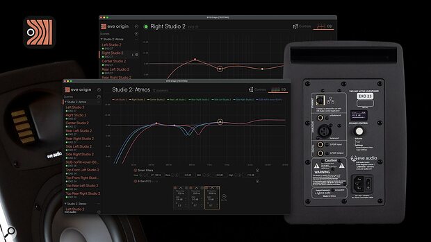 EVE Origin EXO Series DSP studio monitor control software