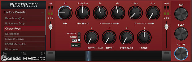 MicroPitch is perhaps the most subtle of the three plug-ins, but nonetheless offers some great modulation options.