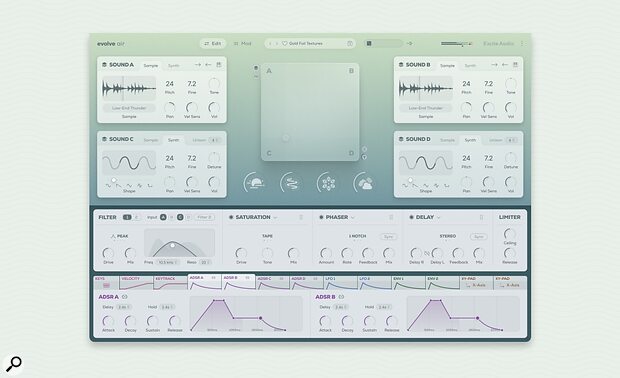 Excite Audio Evolve Air sample-based software synthesizer