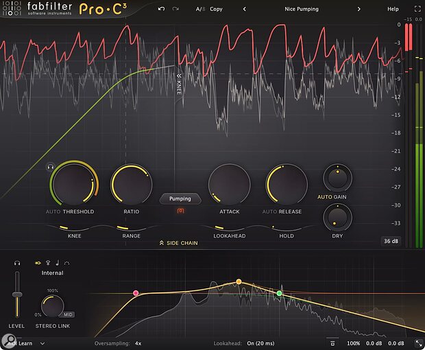 FabFilter Pro-C 3 compressor plug-in