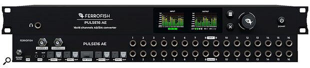 Ferrofish Pulse16 AE analogue digital converter ADAT