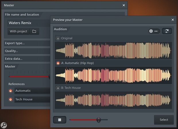 FL Studio Cloud AI mastering service