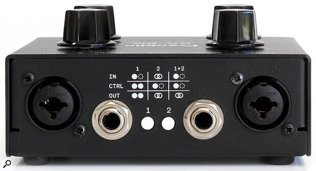 The RA‑20’s two channels and control set can be configured to suit the task in hand.