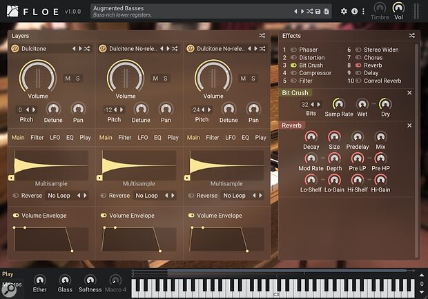 Frozen Plain Dulcitone sample library virtual instrument