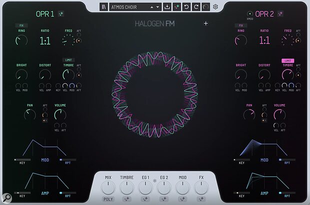 GForce Halogen FM software synthesizer