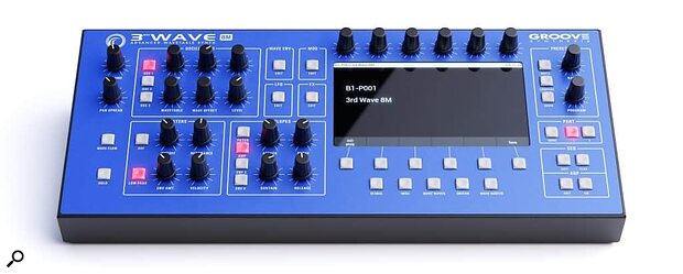 Groove Synthesis 3rd Wave 8M desktop PPG wavetable FM sampling synth module