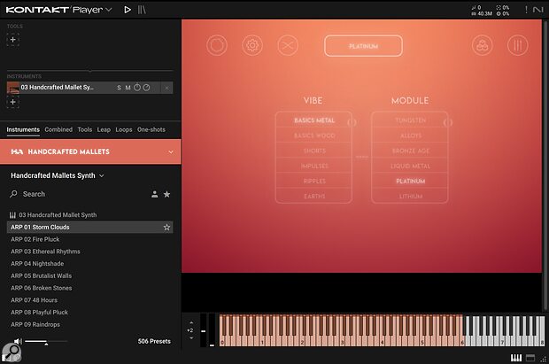 Handcrafted Audio Handcrafted Mallets virtual instrument sample library